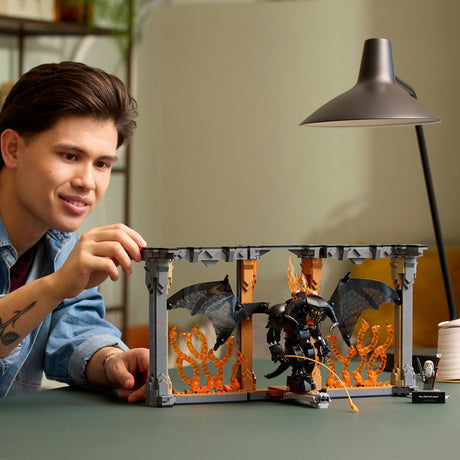Sujetalibros de iconos de Lego: el señor de los anillos – set balrog - 10367
