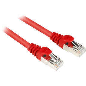 Cable de red Sharkoon SFTP, RJ-45 con Cat.6 (rojo, 5 metros)