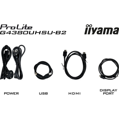 Iiyama G-Master Red Eagle G4380uhsu-B2 Monitor para juegos 42.5 4K UHD (negro, 2x HDMI, 2x Displayport, 4x USB-A, USB-B, 144 Hz)