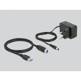 Delock Concentrador USB USB 3.2 gen 1 de 4 puertos (gris)