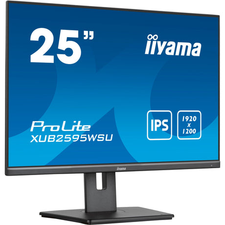 Monitor Iiyama prolite xub2595wsu-b5 25 (negro, HDMI, display port, VGA, 2x USB-A, USB-B)