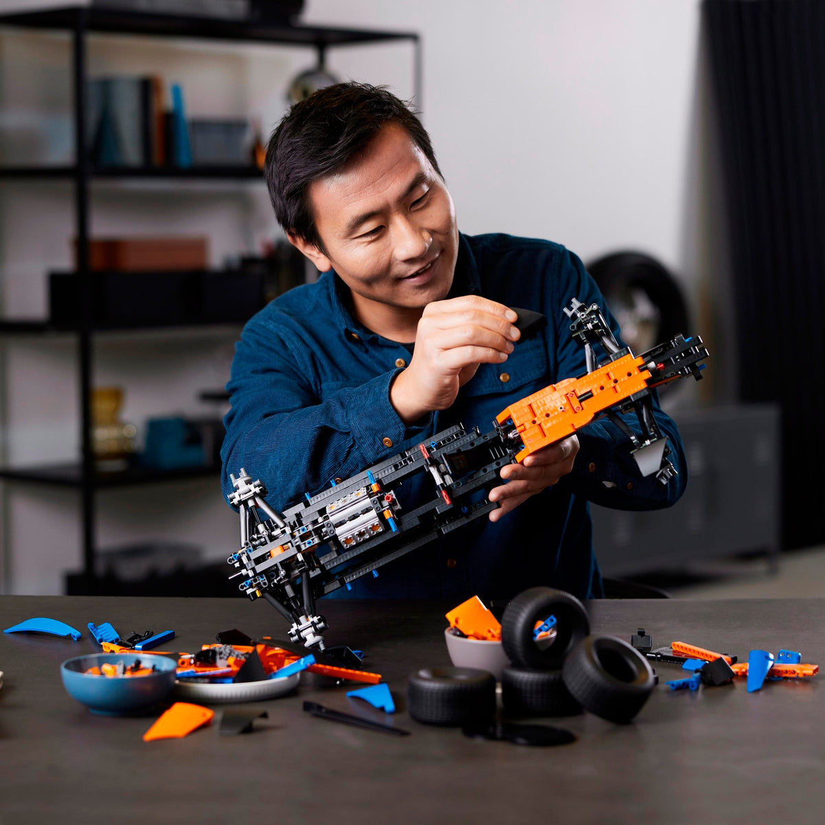 Lego technic mclaren fórmula 1 2022 juego de coches de carreras para adultos - 42141