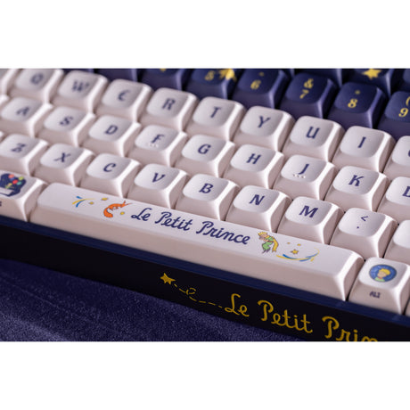 Teclado mecánico para juegos Iqunix f97 starry tryst rgb (azul oscuro, diseño estadounidense (qwerty), rojo gateron, 96%, LED rgb, intercambiable en caliente, pbt, 2,4 ghz | bluetooth 5.1 | usb-c)