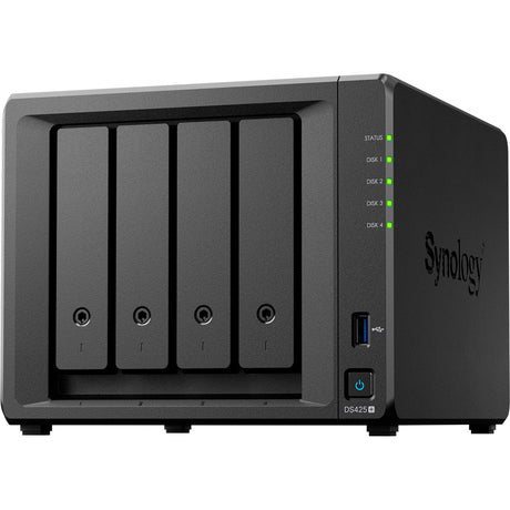 Synology diskstation ds425+ nas (negro, 2x LAN, 2x USB-A 3.2 (5 Gbit s))