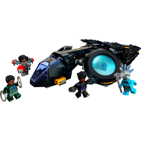 Lego marvel - juguete de construcción pájaro sol de shuri (76211)