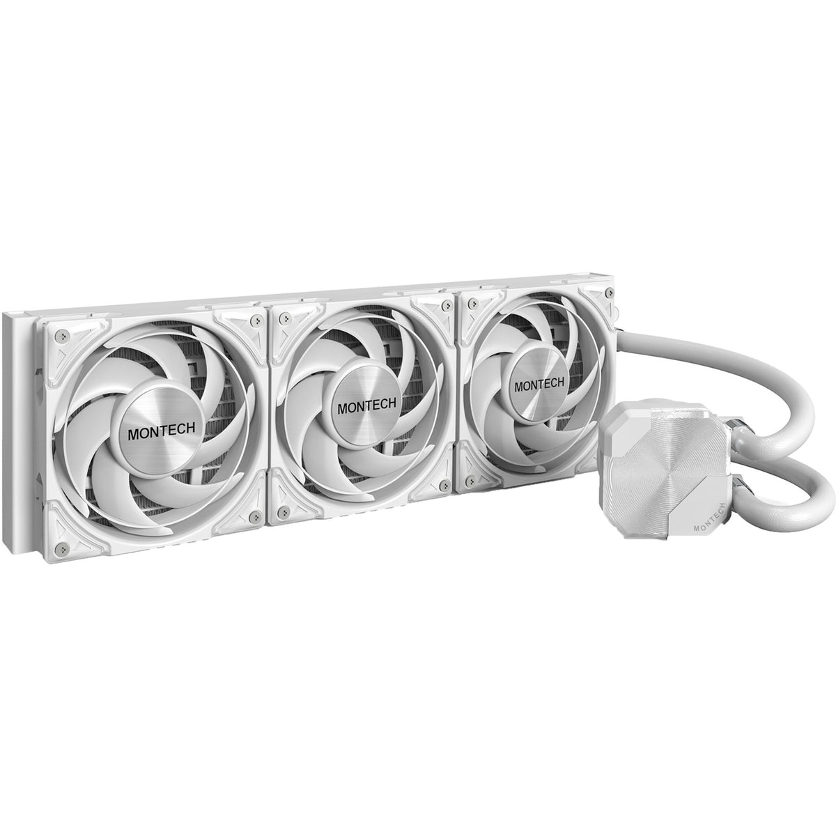Montech hyperflow silencioso 360 refrigeración por agua (blanco)
