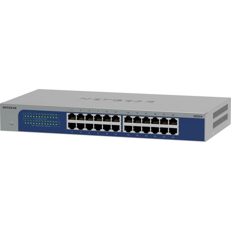 Netgear GS524 Conmutador no administrado Gigabit Ethernet de 24 puertos (gris azul)