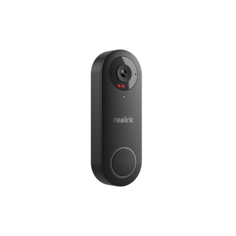 Timbre con video poe con cable Reolink smart 2k+ y timbre (negro)