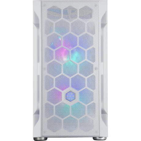 Carcasa torre midi Silverstone fara h1m pro (blanco | 3x USB-A | RGB | ventana)