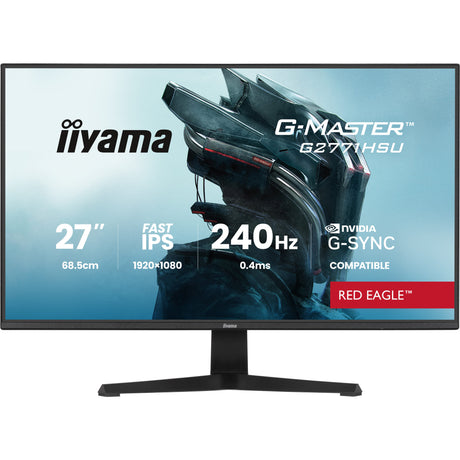 Monitor gaming Iiyama G-Master Red Eagle G2771HSU-B1 27 (negro, 2x HDMI, DisplayPort, USB-A, USB-C, 240 Hz)