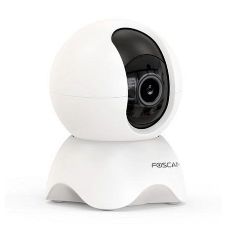 Foscam x5, cámara WiFi de 5mp con detección personal AI (blanca)