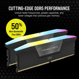 Corsair Vengeance RGB 32 GB DDR5-6000 (2x 16 GB) RAM (negro, cmh32gx5m2b6000c38, xmp 3,0)