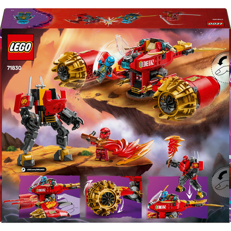 Lego ninjago 71830 vehículo de tormenta mecha de kai