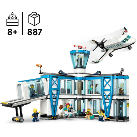 Lego city - aeropuerto con juguetes de construcción de aviones (60502)