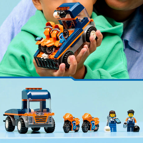 Lego city 60491 transportador de motos