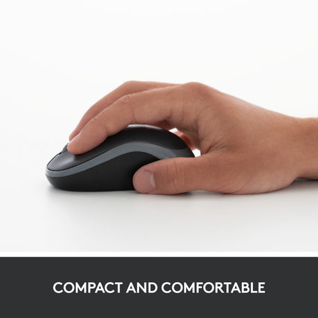 Ratón inalámbrico Logitech m185 (rojo, minorista)
