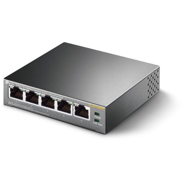 Conmutador tp-link tl-sf1005p (5 puertos, poe)