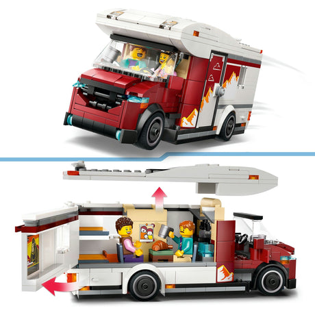 Juego de vehículos camper de aventuras Lego City - 60454