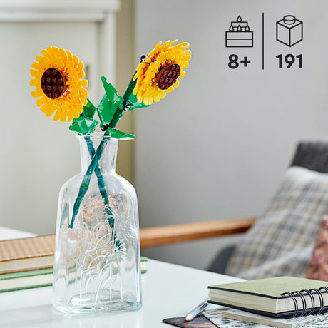 Lego iconos 40524 flores botánicas girasoles
