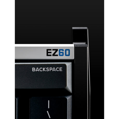 Teclado para juegos con interruptor magnético Iqunix ez60 (negro, diseño estadounidense (qwerty), rastro de estrella gateron, 60%, rgb, teclas pbt de doble disparo)