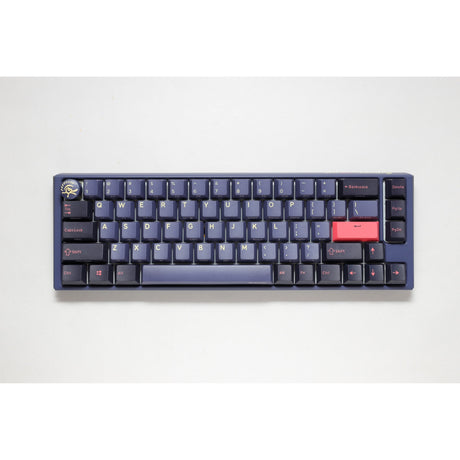 Teclado mecánico Ducky one 3 cosmic blue SF RGB (azul oscuro, diseño de EE. UU. (Qwerty), Cherry MX Speed Silver, 65 %, LED RGB, PBT de doble disparo, intercambiable en caliente, mecánica Quack)