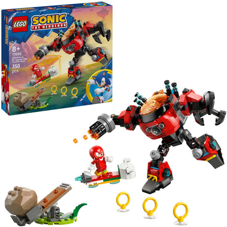 Lego® Sonic the Hedgehog™ Knuckles vs. Dr. Eggman Robot triturador de huevos - 77005