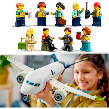 Lego city avión de pasajeros avión conjunto de juguetes - 60367