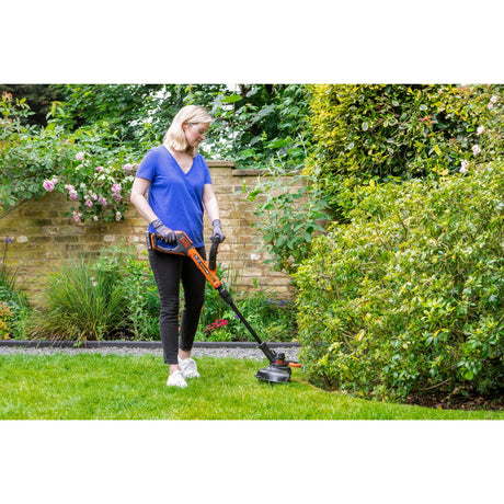 Cable cortacésped black+decker 18v 2.0ah 28cm afs - bcst918d1-qw