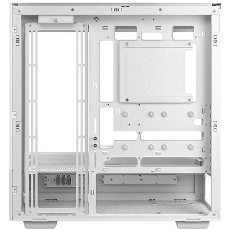 Carcasa de torre midi digital Deepcool ch690 (blanca | 2x USB-A | 1x USB-C | vidrio templado)