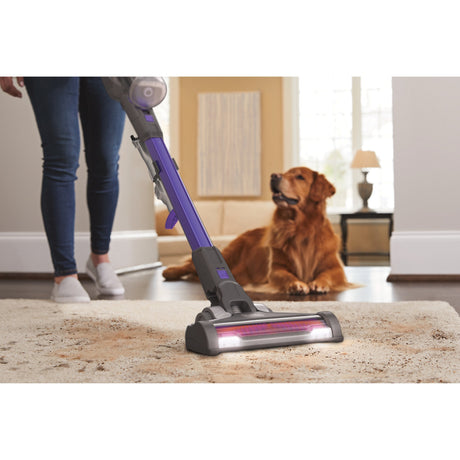 Aspiradora de palo para mascotas extrema Black+decker 36v 4 en 1 power series (púrpura)