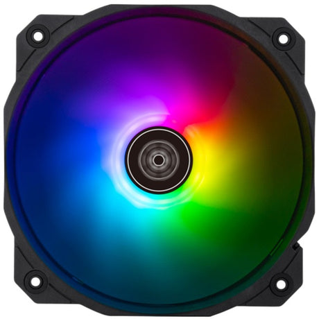 Ventilador de caja Silverstone Shark Force 160 argb (negro, 160 x 160 x 25 mm, pwm)
