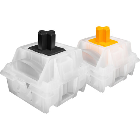 ¡Tranquilizarse! teclado mecánico para juegos rgb táctil silencioso con montaje ligero (negro, diseño estadounidense (qwerty), táctil silencioso, 100%, argb, teclas de doble disparo pbt)