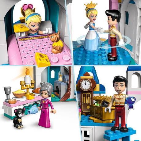 Lego Disney Princess - Juguete de construcción El Castillo de Cenicienta y el Príncipe Guapo (43206)