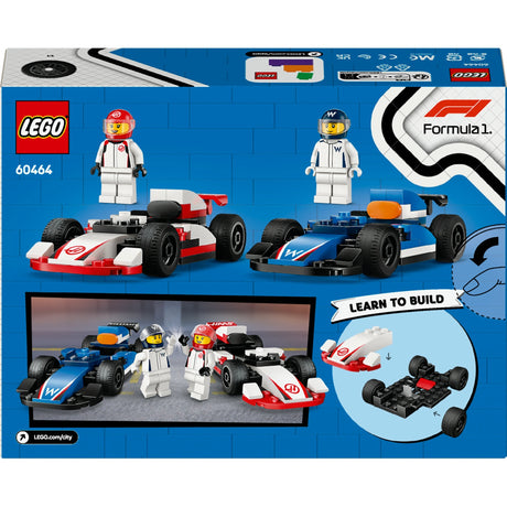 Lego city coches de carreras f1 williams y haas f1 - 60464