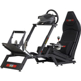 Simulador de carreras de cabina de simulador f-gt formula y gt de carreras de siguiente nivel (negro (mate))