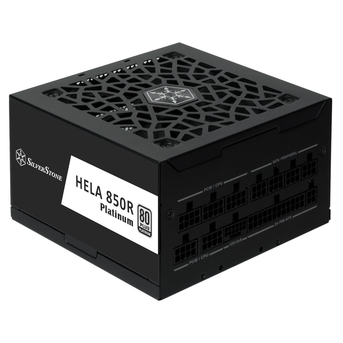 Fuente de alimentación modular Silverstone hela 850r platinum de 850 vatios (negro, 4x pcie)