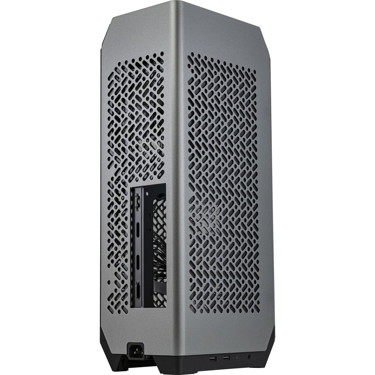 Carcasa mini torre Cooler master ncore 100 max (gris oscuro | 2x USB-A | 1x USB-C)