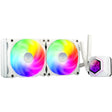 Silverstone sst-pf240w-argb-v2 refrigeración por agua (blanco, incl. controlador rgb)