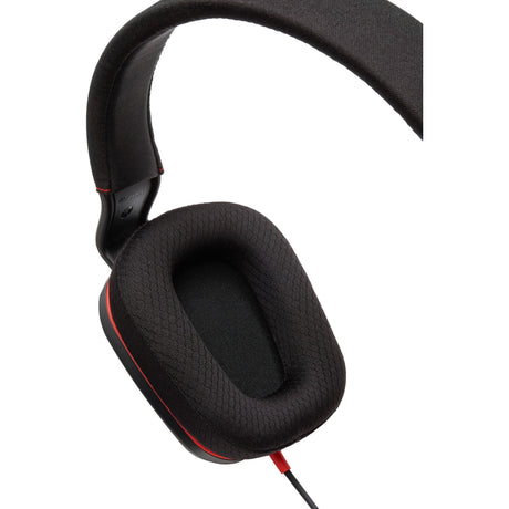 Auriculares estéreo con cable Powera para auriculares supraaurales para juegos Nintendo Switch 2 (negro rojo, Nintendo Switch 2, Nintendo Switch – modelo OLED, Nintendo Switch, Nintendo Switch Lite)