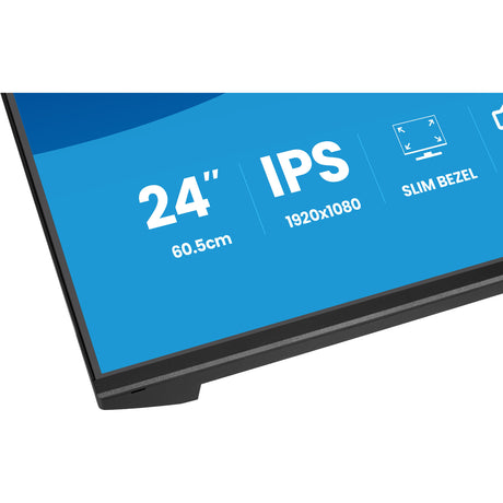 Monitor Iiyama prolite x2493hsu-b1 23,8 (negro (mate), 120 Hz, HDMI, display port, USB, audio)