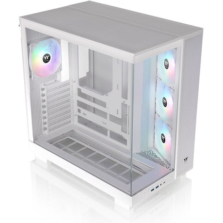 Carcasa Thermaltake View 380 XL TG ARGB Snow Midi Tower (Blanco | 2x USB-A | 1x USB-C | RGB | Ventana)