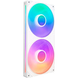 Nzxt f280 rgb core ventiladores de caja (blanco, 2 piezas, 280 x 140 x 26 mm)