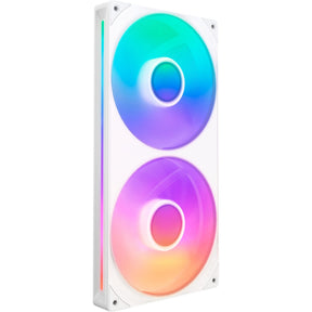 Nzxt f280 rgb core ventiladores de caja (blanco, 2 piezas, 280 x 140 x 26 mm)