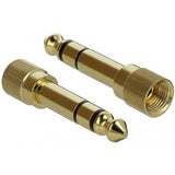 Delock Conector estéreo de 3,5 mm y 3 pines macho > cable de extensión hembra (negro, 1 metro)