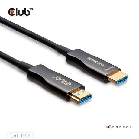 Cable AOC híbrido HDMI Club 3D 8K60Hz 4K120Hz 50m (Negro)