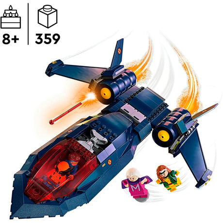 Lego marvel - juguete de construcción x-men x-jet (76281)