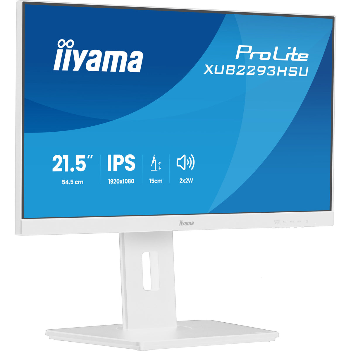 Monitor Iiyama prolite xub2293hsu-w7 21,5 (blanco (mate), HDMI, display port, 2x USB-A)