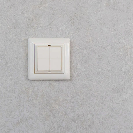 Interruptor de pared shelly blu 4 + interruptor adaptador gira merten (blanco, bluetooth 4.2)