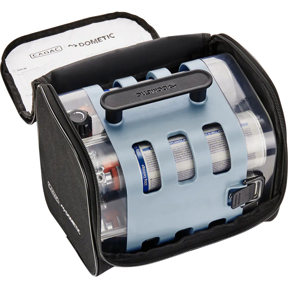 Portatrajes Cadac quad power (gris transparente)