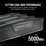 Corsair Vengeance 32 GB DDR5-6000 (2x 16 GB) RAM (negro, cmk32gx5m2b6000c38, xmp 3.0)